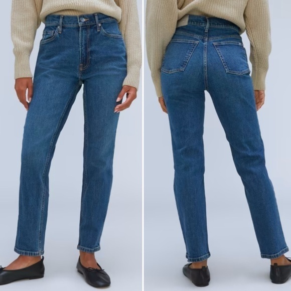 EVERLANE THE CHEEKY HIGH RISE CROP JEAN SIZE 26 - Picture 1 of 16